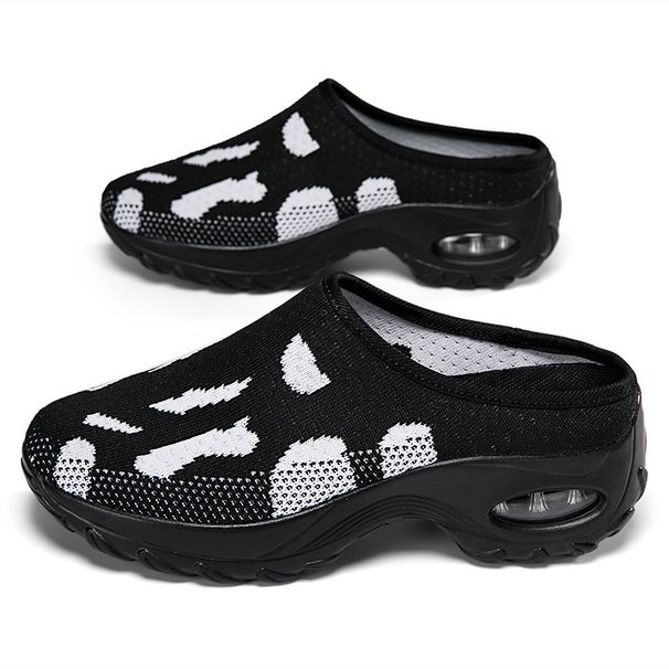 Große Größe Neue Semi Trawl Damen Casual Lazy People, Atmungsaktive Und Gesunde Wanderschuhe Für Einen Fuß 866_voghion.com