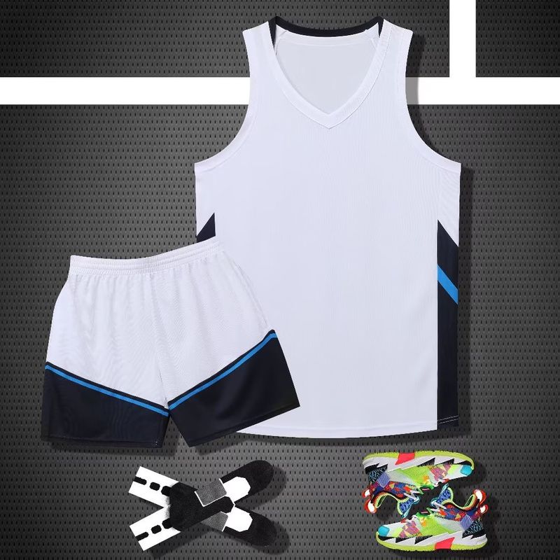 New Year's game basketball set, men's DIY jersey, sports vest, training competition, quick drying team uniform_voghion.com