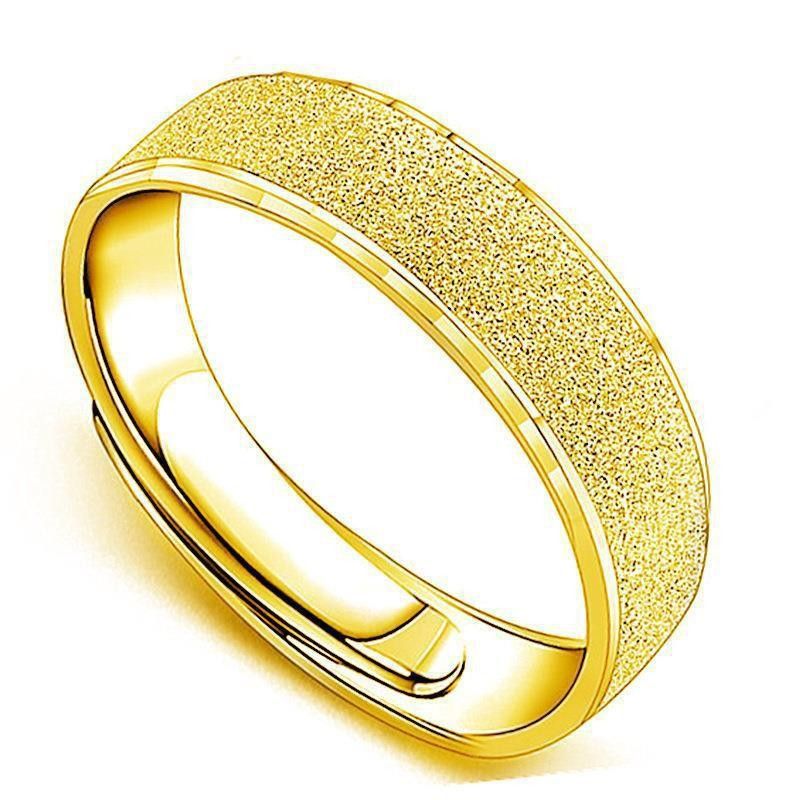 Piercing da uomo placcato satinato a bocca aperta con stile unico e autoritario, caratterizzato da superficie sabbiata scintillante e un cerchio semplice._voghion.com