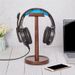 Support en bois créatif pour casque d'ordinateur, support de rangement pour casque_voghion.com