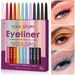 12 Farben Matte Eyeliner Gel Set COOL STORY Creme Lidschatten Stick Seidig Wasserdicht Schweiß Körper Farbe Stift_voghion.com
