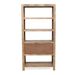 36x15x72" Shelf With Drawer,Natural_voghion.com