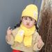 Sciarpa coreana invernale per bambini, lavorata a maglia in lana, cappello caldo per neonati, set da due pezzi per uomo e donna_voghion.com