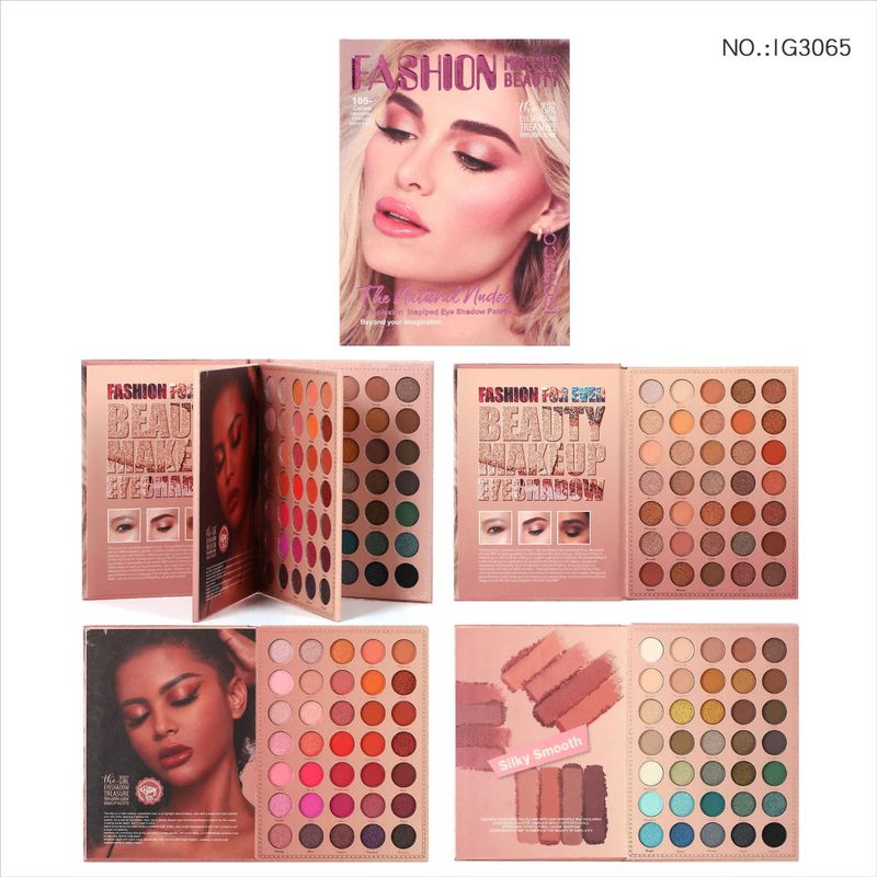 Eye Shadow 105 Color Book Style Eyeshadow Palette Eyeshadow Matte Pearlescent Multi Color Large Palette Makeup_voghion.com