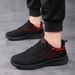 Sports Summer Spring And Autumn Running 2025 New Black Mesh Men's Casual Work Shoes_voghion.com
