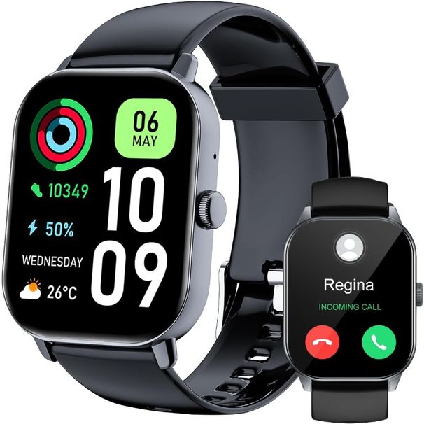 Smart Watch For Men Women Answer Make CallsSmartwatch With Heart Rate Sleep Counter Fitness Tracker 100+ Sport Modes IP68 Water_voghion.com