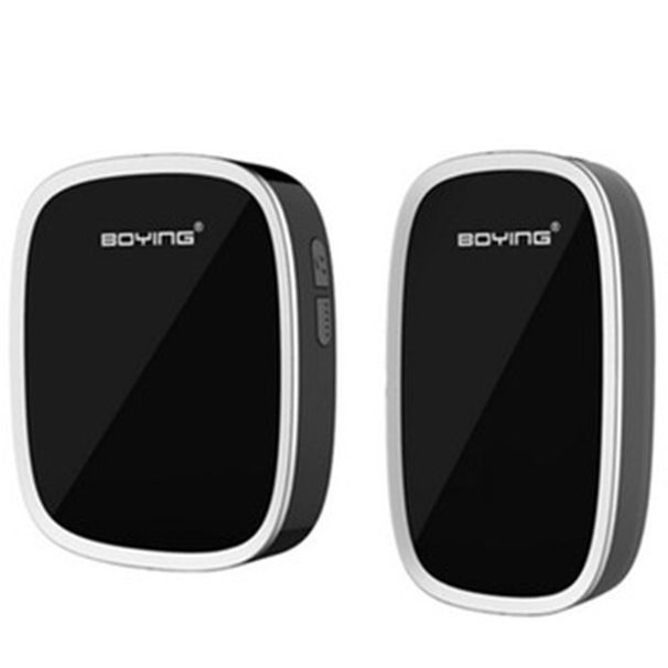 Wireless Doorbell With 36 Melodies, 220V Plug-in Receiver & Long Range, Ideal For Shops & Offices (Black/White, One Transmitter + One Receiver)_voghion.com