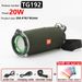 50W High Power TG187 Bluetooth Speaker Waterproof Portable Column For PC Computer Speakers Subwoofer Boom Box Music Center FM TF_voghion.com