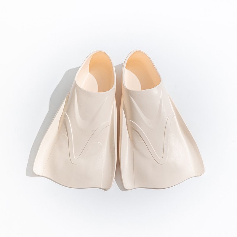 Flossenschwimmen, Freistil-Brustschwimmtraining für Erwachsene, kurze Entenfußschuhe, Tauch- und Schnorchelausrüstung aus Silikon_voghion.com