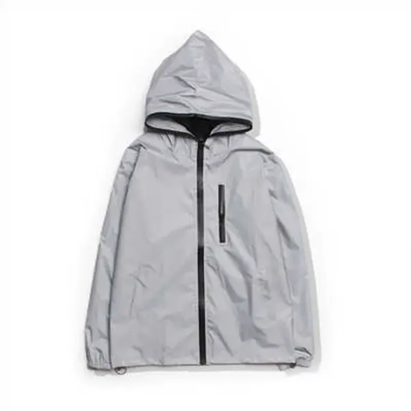 Jaquetas masculinas Plus Size 4XL Homens Primavera Outono totalmente refletivo Corta-vento à prova d'água Jaqueta masculina High street hip hop_voghion.com