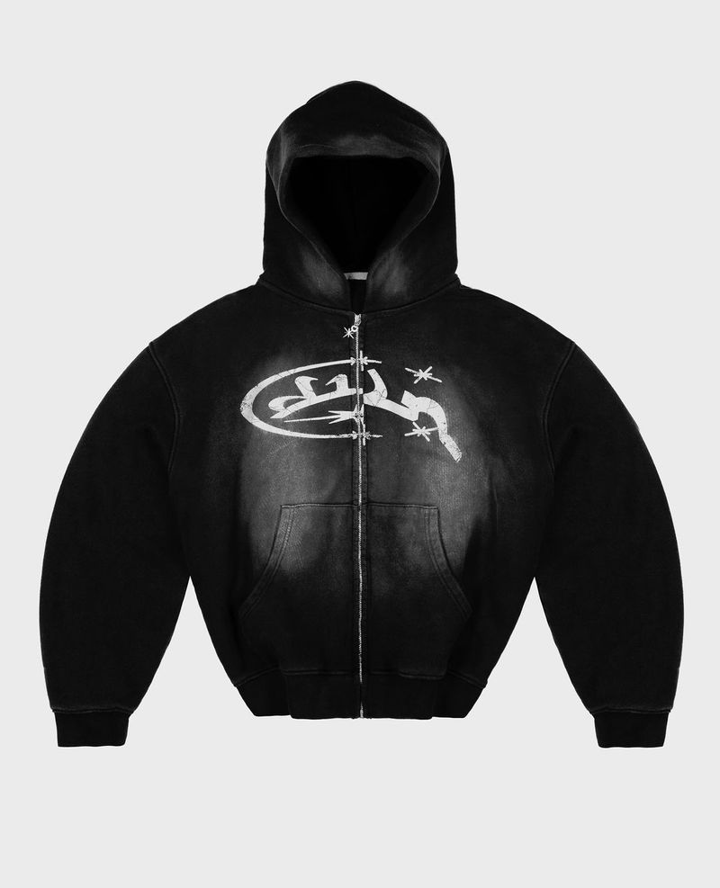 Felpa con cappuccio con stampa anime Y2K - Felpa streetwear oversize, pullover con grafica retrò con tasca, stile casual unisex_voghion.com