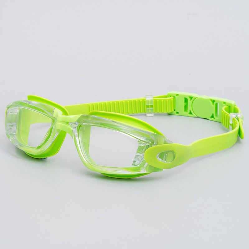 Adult high definition anti-fog electroplated swimming glasses waterproof silicone swimming goggles for men and women_voghion.com