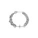 Light Luxury Cross Diamond-Encrusted Double-Layer Bracelet Trendy Men's Ins Niche Design Hip-Hop Simple Versatile_voghion.com