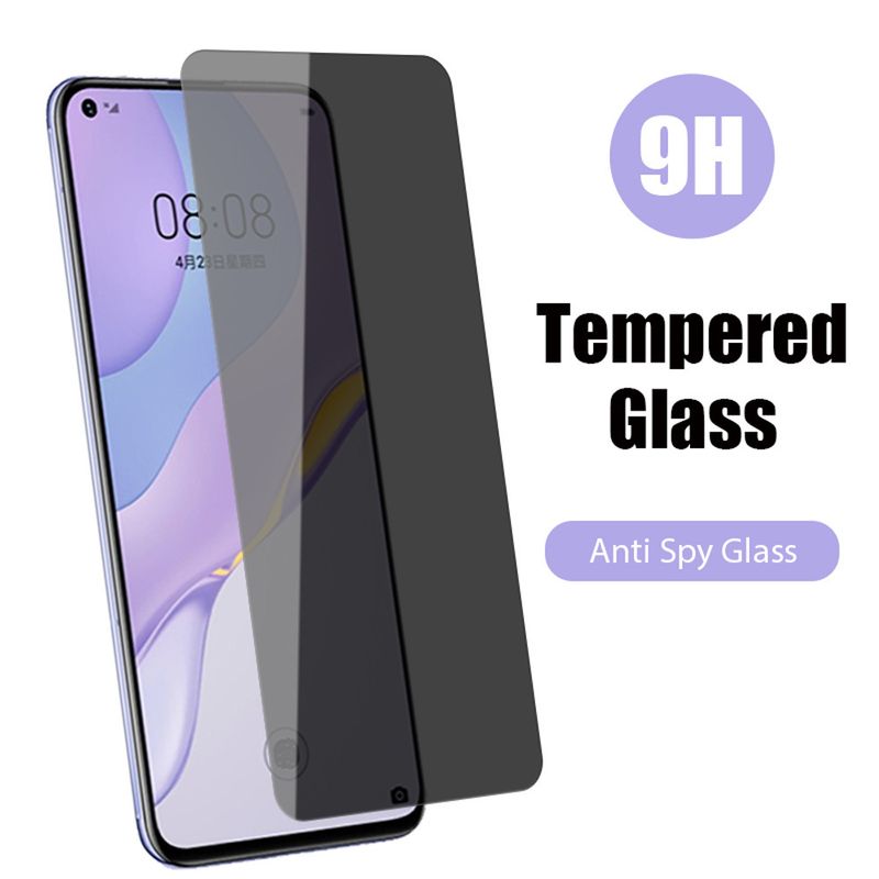 Anti Spy Screen Glas Voor Huawei P40 Lite P40 Lite E Privacy Screen Protector Glas Voor Huawei P30 Lite P20 lite_voghion.com
