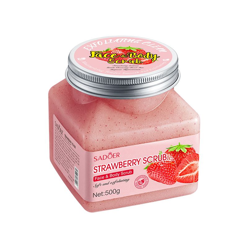 Scrub SADOER Botanical Herbal Exfoliating Cleansing Body Scrub 500g_voghion.com