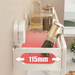 Meiread Suction Cup No Drilling Double Layer Kitchen Spice Rack Wall Mounted Storage Condiment Household_voghion.com