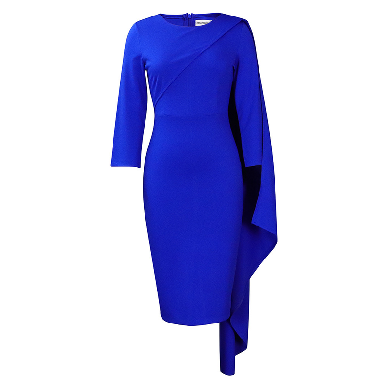 Damenbekleidung Neue Mode Temperament Einfarbig Tongle Bleistiftrock Kleid_voghion.com
