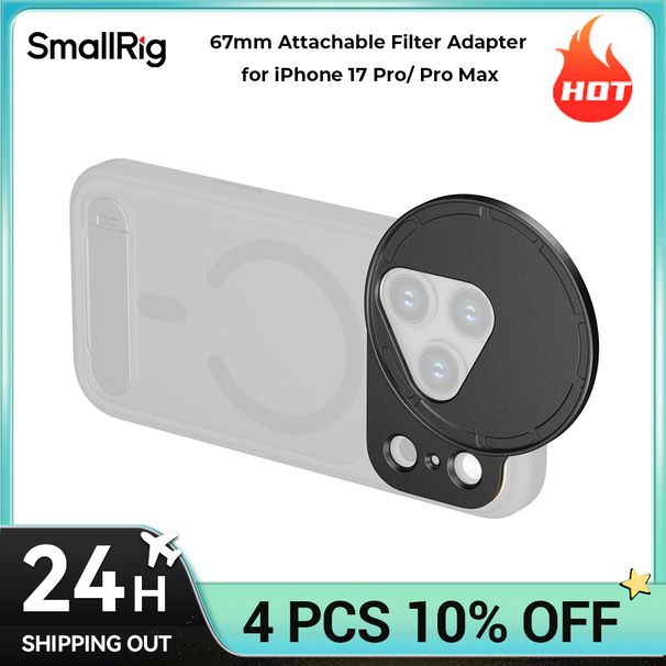 Smallrig Filmov Aufsteckbarer 67-mm-Filteradapter für iPhone 17 / Pro Max Magnetverbindung 5547_voghion.com