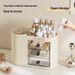 Cosmetics Storage Box Home Premium Desktop Dresser Multifunctional Press Lifting Makeup Brush Shelf_voghion.com
