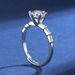 Tancise Classic Moissanite Silver Ring Ladies Jewelry Wedding Promise Party Gift_voghion.com