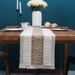 Two Color Woven Tassel American Cotton And Linen Table Runner Stitching Natural Material Table Mat Holiday Decoration Cover_voghion.com