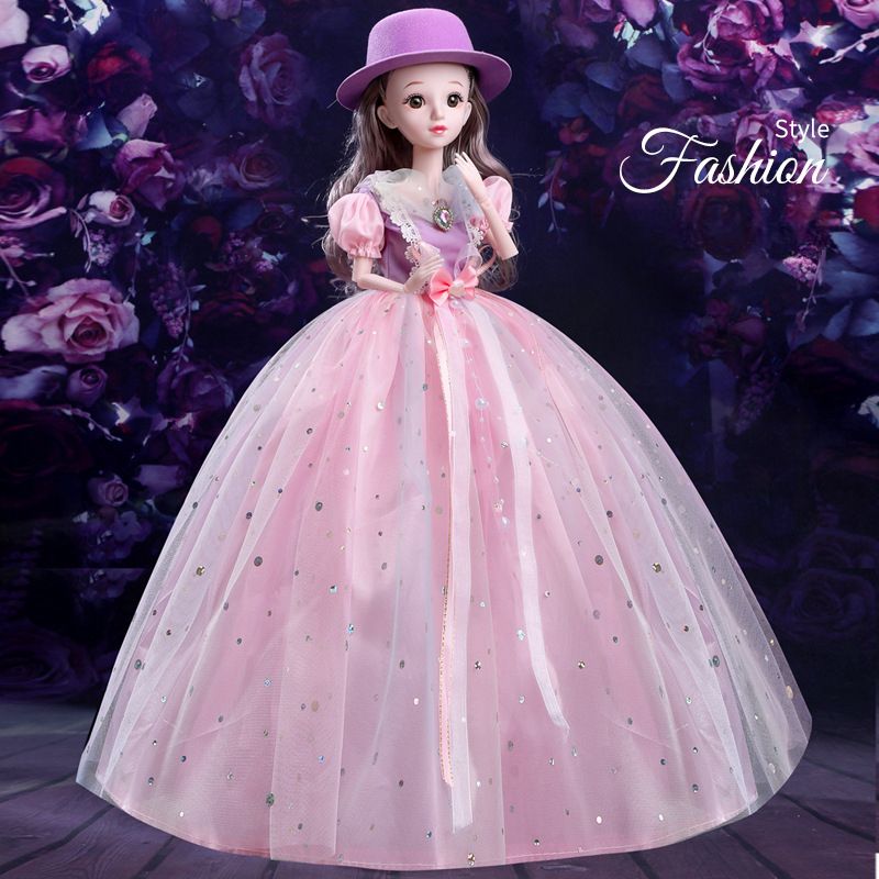 Childlike Barb Doll Toy Gift Box Set Large 60cm Children's Little Girl Doll Gift_voghion.com