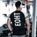 2023 Spring/Summer New Men's Sports Leisure Running Gym Exercise Slim Fit Elastic Quick Dry Ice Short Sleeve T-shirt_voghion.com