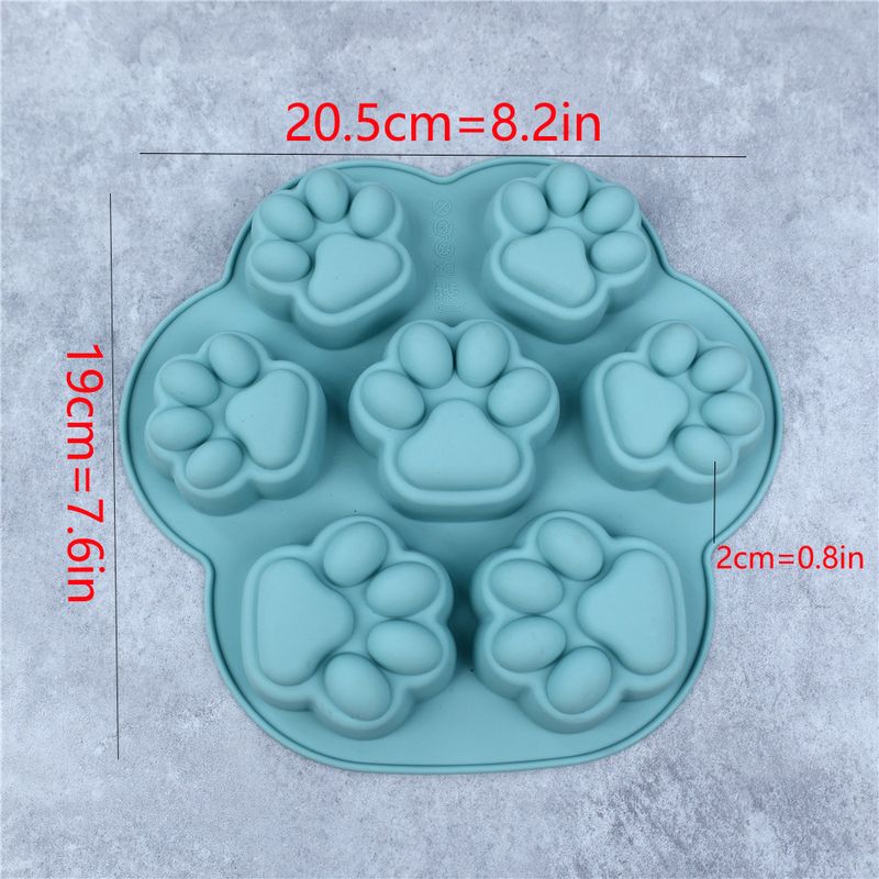 Silikonform mit Katzenpfotenmotiv mit 10 Mulden – Backform für Schokoladenkekse und Eiswürfel (Antihaftbeschichtung, BPA-frei, spülmaschinenfest, DIY-Dessertherstellung)​_voghion.com