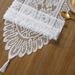 Warp Knitted Lace Tassel Table Runner Home Decoration Dining Table Table Cloth Table Runner Decoration_voghion.com