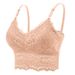 Women's Intimates Large Size Lace Bra With Beautiful Back Slings And Adjustable Breast Wrap For Women's Underwear_voghion.com