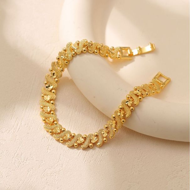 Yeni Çok Satan Küba Zinciri Benzersiz Tasarım Basit Moda Bilekliği_voghion.com