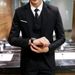 Formeel pak voor heren, casual Koreaanse stijl slim fit bruidegomspak, driedelige set voor zakelijke heren_voghion.com