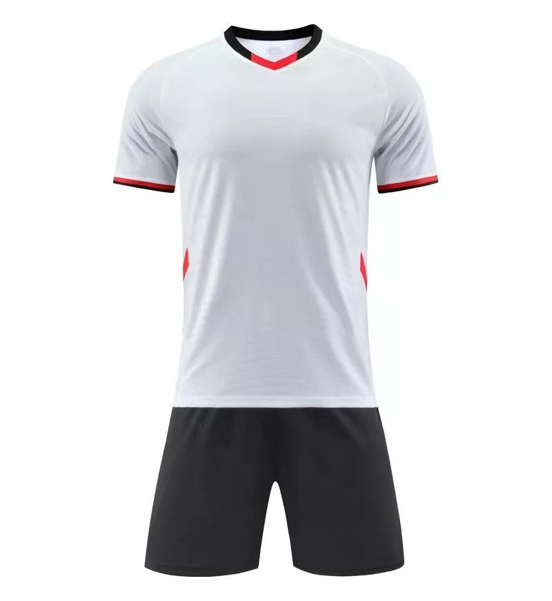 Set di sistemi di carte fisse per uniformi da calcio da tavolo luminoso Squadra sportiva ad asciugatura rapida con scollo a V sciolto nuovo allenamento Meier_voghion.com