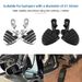 For Harley-Davidson Street Glide Road Glide Footrests Replacement Bumper Pedal Motorcycle Installation Guard Rest Cruise Pedals_voghion.com