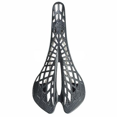 Bicycle Carbon Fiber Single Bike Comfortable Breathable Spider Cushion Riding Saddle_voghion.com