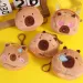 Zipper Wallet Coin Pouch Capybara Plush Purse Bag With Keychain Pendant Protective Case_voghion.com