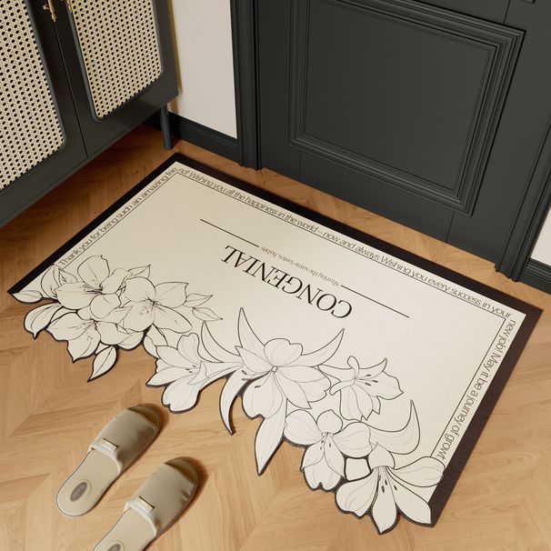 Fußmatte aus PVC nach Maß – waschbarer und schmutzabweisender Eingangsteppich für Haustür, Flur und Veranda_voghion.com