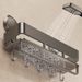 Strong Suction Wall Mount Bathroom Organizer Shelf - No Drill Space Saving Storage For Toothbrush, Cosmetics, Shower Essentials_voghion.com