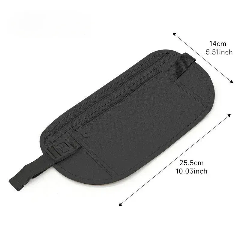 1pcWaterproof Anti-theft Invisible Running Waist Multi-functional Ultra-thin Travel Cell Phone For Men Women Cycling Bag_voghion.com