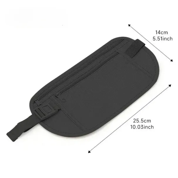 1pcWaterproof Anti-theft Invisible Running Waist Multi-functional Ultra-thin Travel Cell Phone For Men Women Cycling Bag_voghion.com
