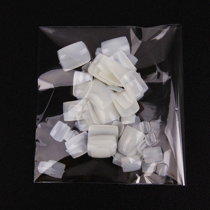 Unghie 500 pz False Copertura Completa Unghie Finte Forma T Bianco Trasparente Francese Unghie Finte Manicure Artificiale N trasparente_voghion.com