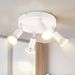 Glitzerlife LED Deckenstrahler Weiß Deckenspots - 4 Flammig Schwenkbar GU10 Metall Deckenlampe Moderne Wohnzimmerlampe Für Schlafzimmer Küche Gang Esszimmer_voghion.com