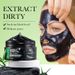 ZOZU Bamboo Charcoal Tearing Suction Blackhead Acne T Area Care Smearing Cleaning facial mask_voghion.com