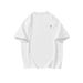 Unbeatable Quality Fengshe Men's/2025 Glacier Plain Short Sleeved T-shirt Men's Summer New Loose And Versatile Round Neck Half Sleeve Top_voghion.com