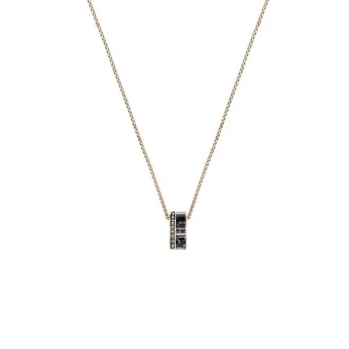 Kolmönster turpärlor halsband för män och kvinnor elementkristall nyckelbenshalsband_voghion.com