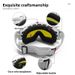 Outdoor Sports Large Ball Surface Go, Snap-on Prescription, Double Layer Anti-fog, Unisex Ski Glasses, Sandproof_voghion.com