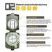 Source Manufacturer American Outdoor Multifunctional Compass High Precision Professional Camping Luminous North Needle_voghion.com