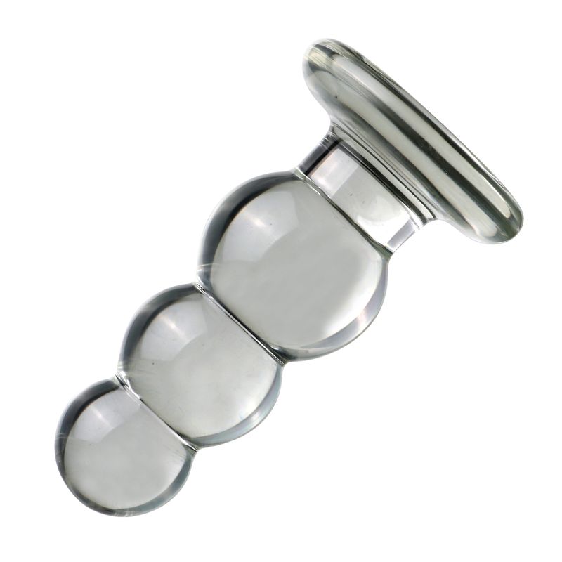 3,5/4/4,5 cm Glaskugelen duerch d'Anusplug fir de Réck, fir d'Trainingsapparat fir Masturbatioun, fir Männer a Fraen, fir Anal Sex._voghion.com