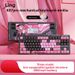 Lingbao K87pro Customized Mechanical Keyboard Wireless Bluetooth Three-mode Side Engraving Full-key Hot-swappable E-sports Game Batch_voghion.com