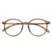Round Fashionable Women's Eyeglass Frames With Blue Light Protection_voghion.com